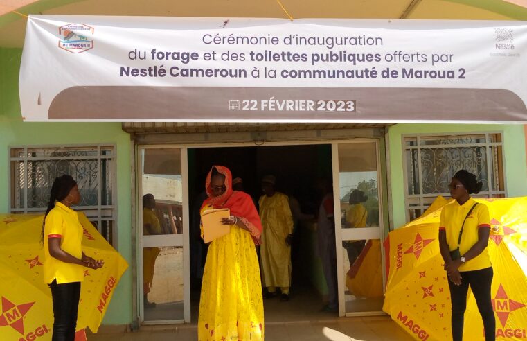 Nestlé facilite l’accès à l’eau potable et l’assainissement à plus de 100.000 personnes dans la commune de Maroua 2 dans la région de l’extrême-nord. 